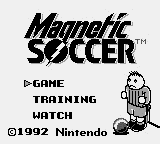 Magnetic Soccer Title Screen